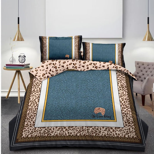 Lenjerie de Pat Bumbac Finet 3D – 6 Piese | Design Modern si Confort Maxim  | COD 0688-S