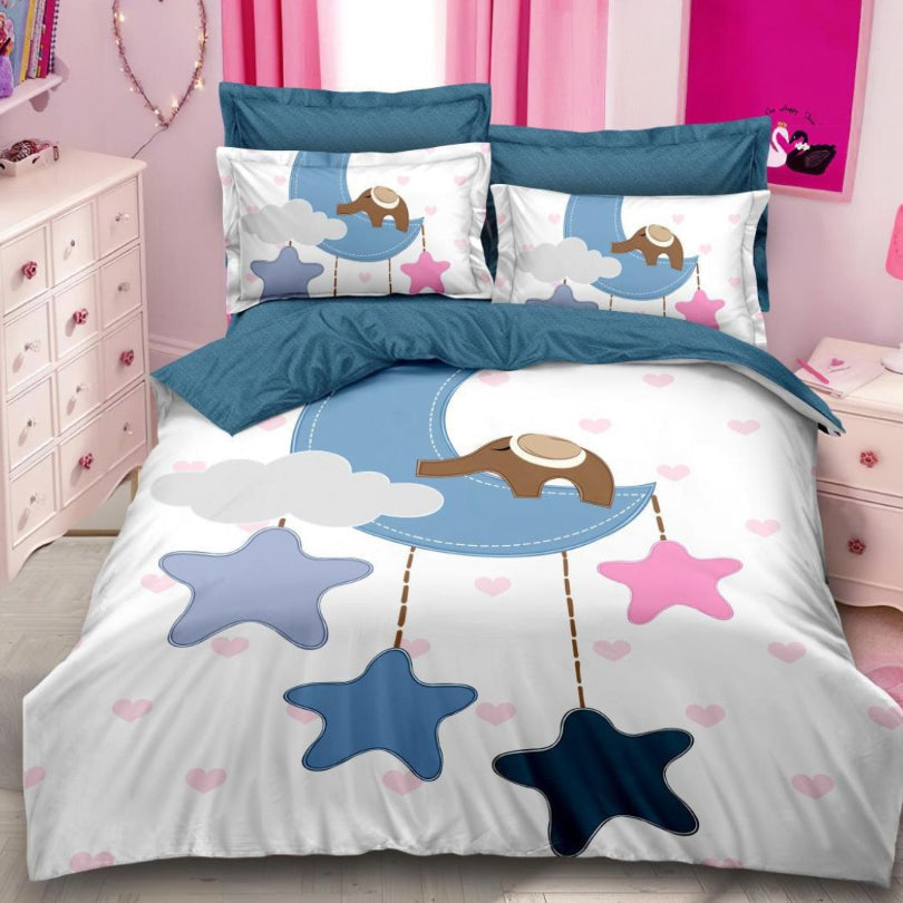 Lenjerie de Pat Bumbac Finet 3D – 6 Piese | Design Modern si Confort Maxim  | COD 0690-S