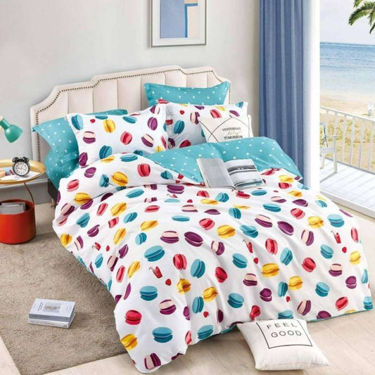 Lenjerie de Pat Bumbac Finet 4 Piese – Confort Premium si Design Modern | COD 1461-J