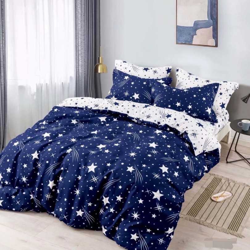 Lenjerie de Pat Bumbac Finet 4 Piese – Confort Premium si Design Modern | COD 1464-J