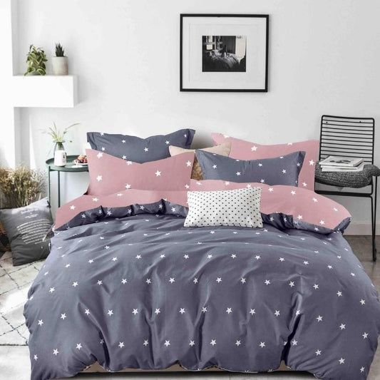 Lenjerie de Pat Bumbac Finet 4 Piese – Confort Premium si Design Modern | COD 1470-J