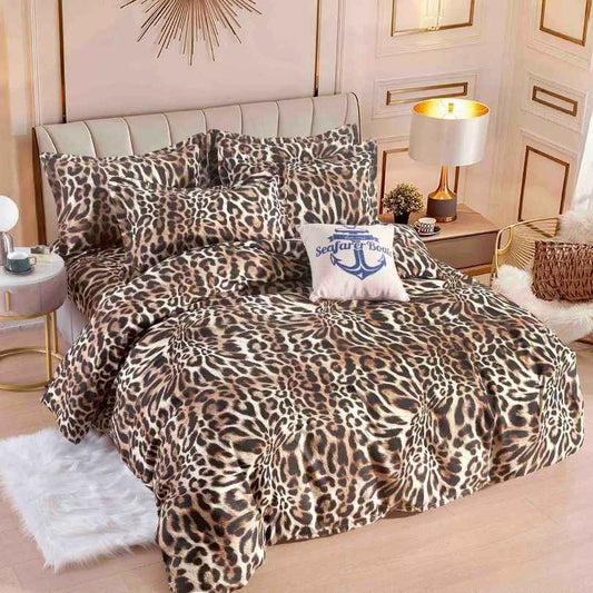 Lenjerie de Pat Bumbac Finet 4 Piese – Confort Premium si Design Modern | COD 1483-J