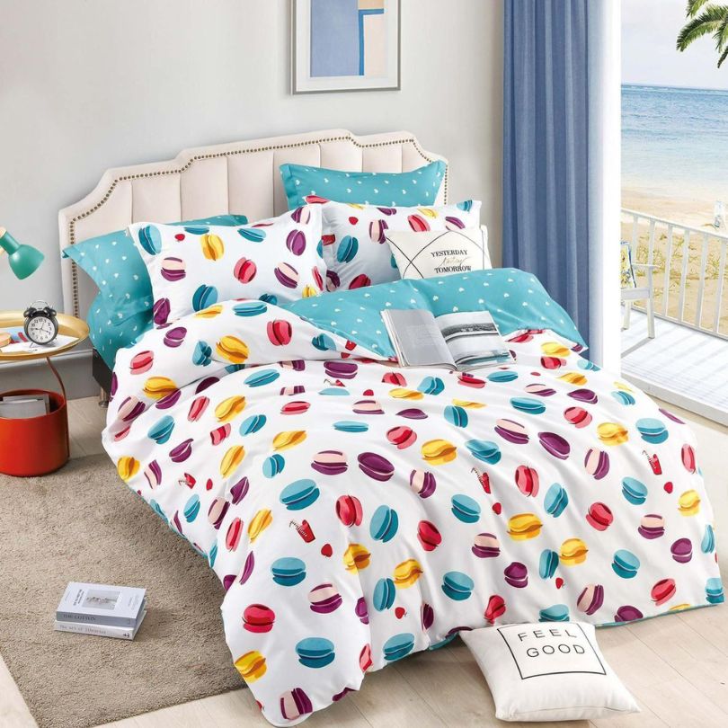 Lenjerie de Pat Bumbac Finet – 6 Piese | Eleganta, Confort si Durabilitate | COD 1110-J