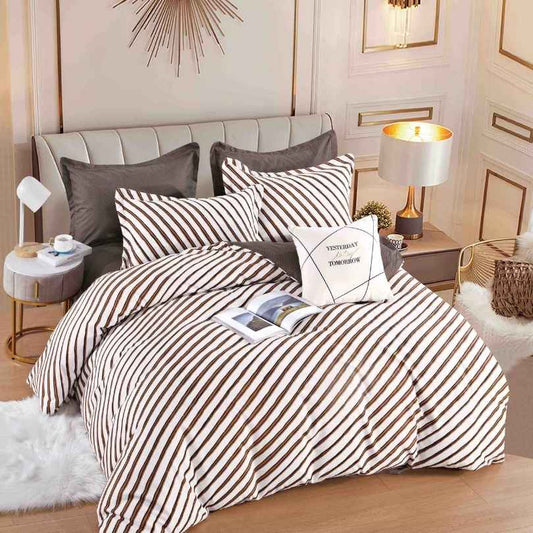 Lenjerie de Pat Bumbac Finet – 6 Piese | Eleganta, Confort si Durabilitate | COD 1204-J