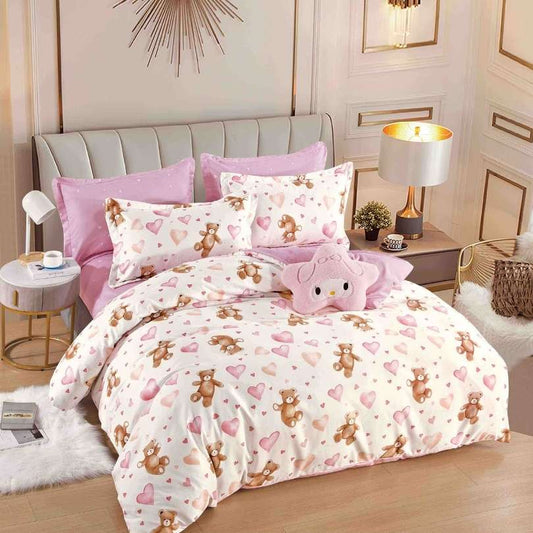 Lenjerie de Pat Bumbac Finet – 6 Piese | Eleganta, Confort si Durabilitate | COD 1210-J