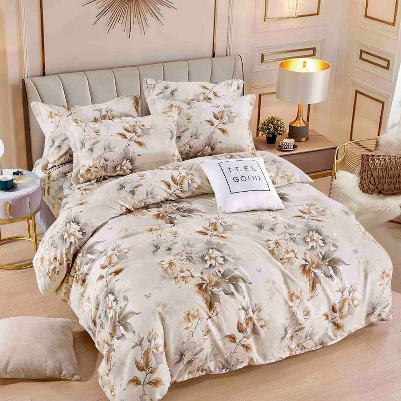 Lenjerie de Pat Bumbac Finet – 6 Piese | Eleganta, Confort si Durabilitate | COD 1220-J