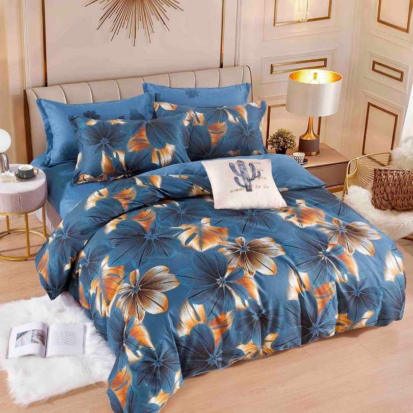 Lenjerie de Pat Bumbac Finet – 6 Piese | Eleganta, Confort si Durabilitate | COD 1239-J