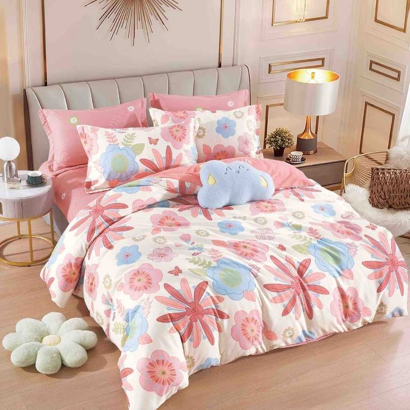 Lenjerie de Pat Bumbac Finet – 6 Piese | Eleganta, Confort si Durabilitate | COD 1240-J