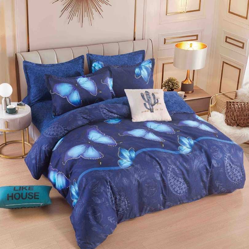 Lenjerie de Pat Bumbac Finet – 6 Piese | Eleganta, Confort si Durabilitate | COD 1248-J