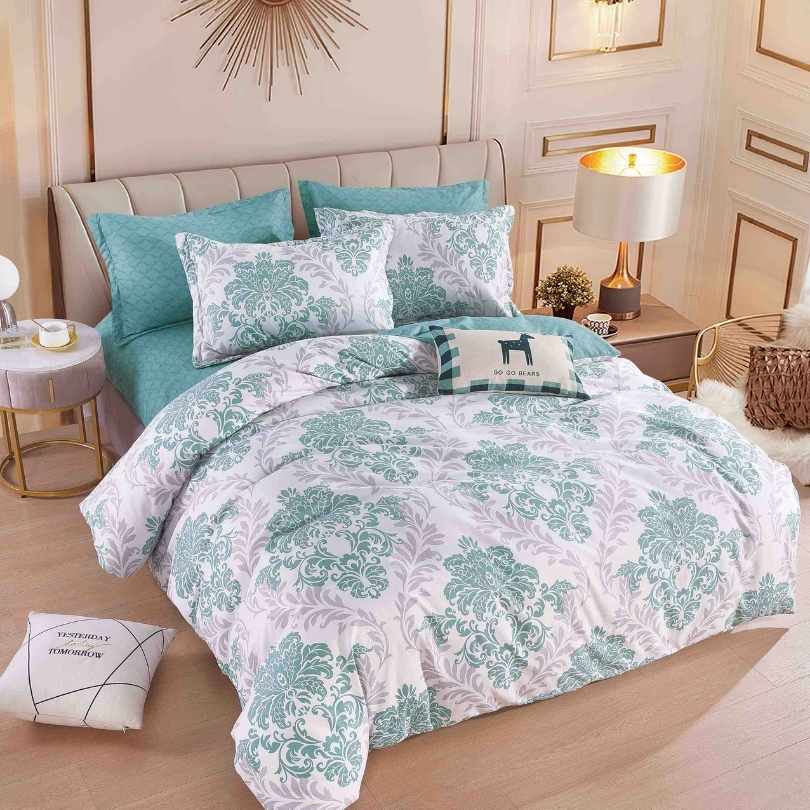 Lenjerie de Pat Bumbac Finet – 6 Piese | Eleganta, Confort si Durabilitate | COD 1252-J