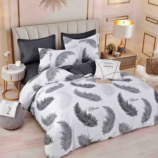 Lenjerie de Pat Bumbac Finet – 6 Piese | Eleganta, Confort si Durabilitate | COD 1258-J