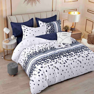 Lenjerie de Pat Bumbac Finet – 6 Piese | Eleganta, Confort si Durabilitate | COD 1259-J