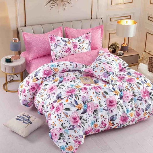 Lenjerie de Pat Bumbac Finet – 6 Piese | Eleganta, Confort si Durabilitate | COD 1262-J