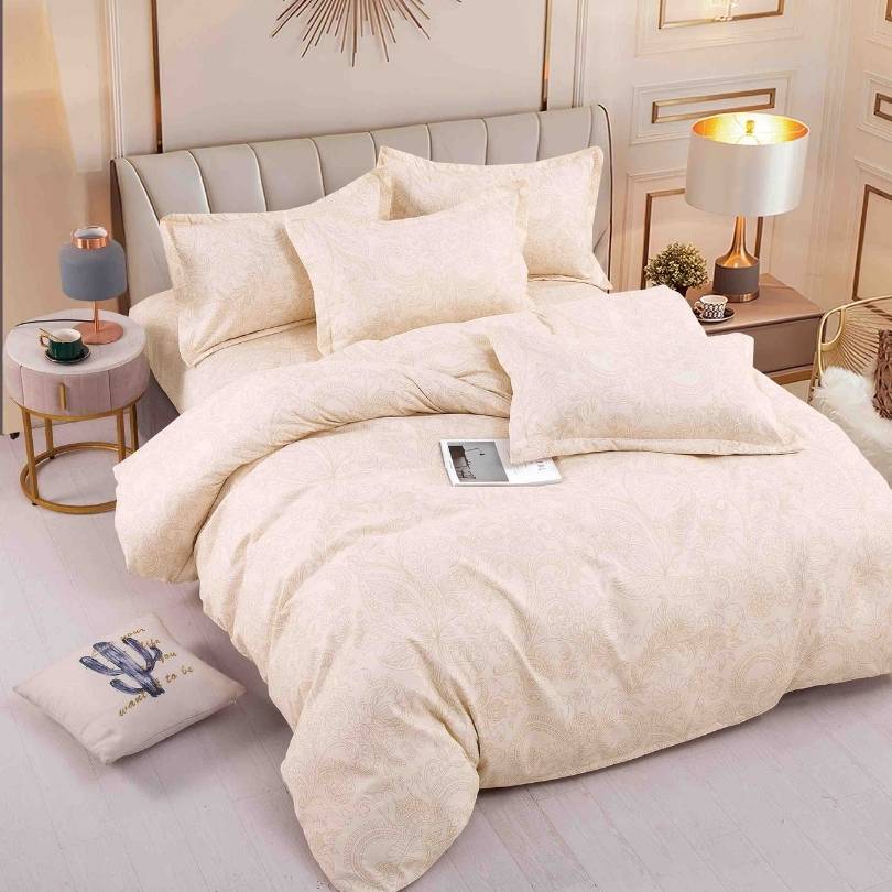 Lenjerie de Pat Bumbac Finet – 6 Piese | Eleganta, Confort si Durabilitate | COD 1265-J