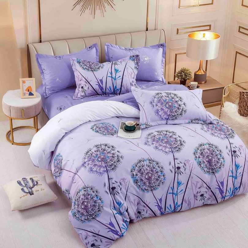 Lenjerie de Pat Bumbac Finet – 6 Piese | Eleganta, Confort si Durabilitate | COD 1267-J