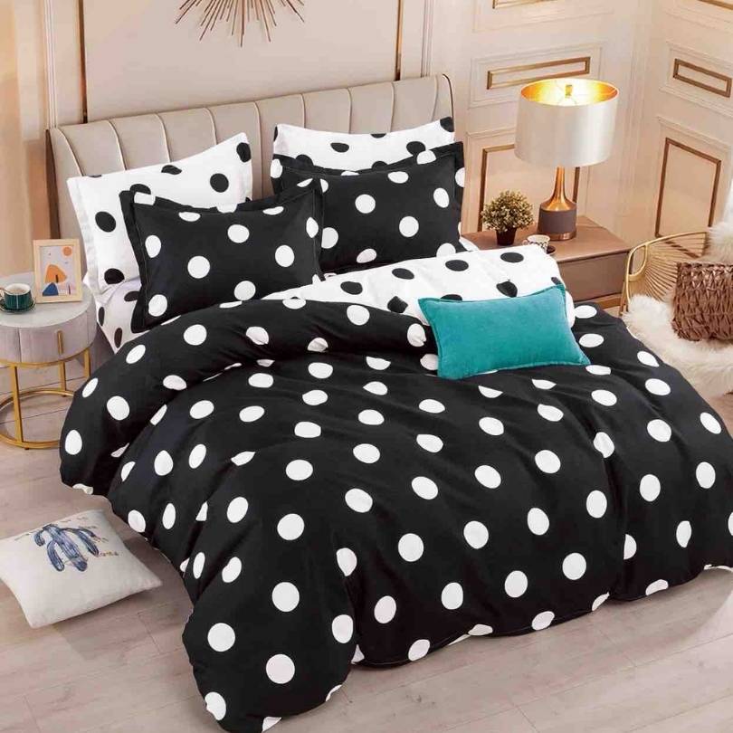 Lenjerie de Pat Bumbac Finet – 6 Piese | Eleganta, Confort si Durabilitate | COD 1269-J