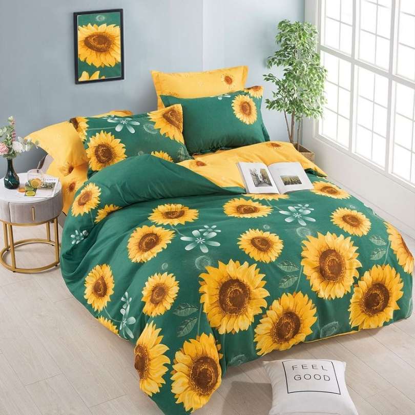 Lenjerie de Pat Bumbac Finet – 6 Piese | Eleganta, Confort si Durabilitate | COD 1276-J