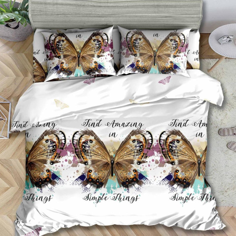 Lenjerie de Pat Bumbac Satinat 3D – 4 Piese | Confort Premium si Design Modern | COD 0635-S