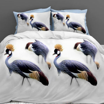 Lenjerie de Pat Bumbac Satinat 3D – 4 Piese | Confort Premium si Design Modern | COD 0641-S