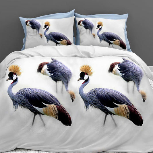 Lenjerie de Pat Bumbac Satinat 3D – 4 Piese | Confort Premium si Design Modern | COD 0641-S