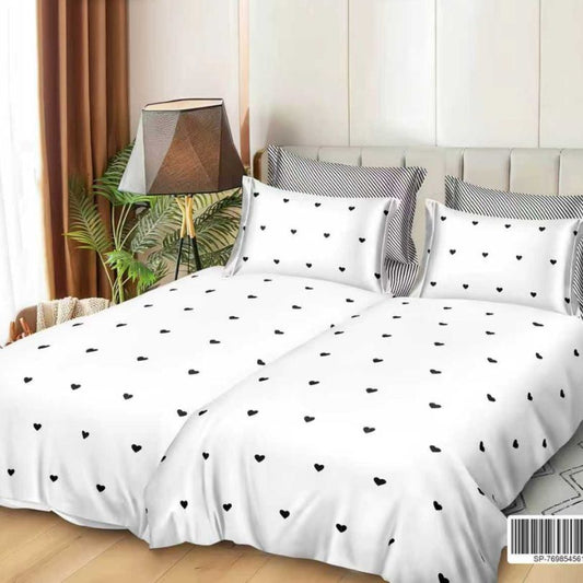 Lenjerie de Pat Bumbac Satinat 7 Piese – Finisaj Lucios, Confort și Eleganță Premium | COD 1345-S