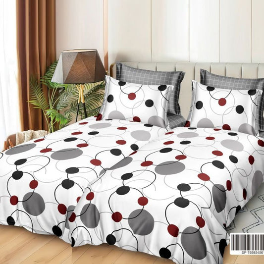 Lenjerie de Pat Bumbac Satinat 7 Piese – Finisaj Lucios, Confort și Eleganță Premium | COD 1354-S