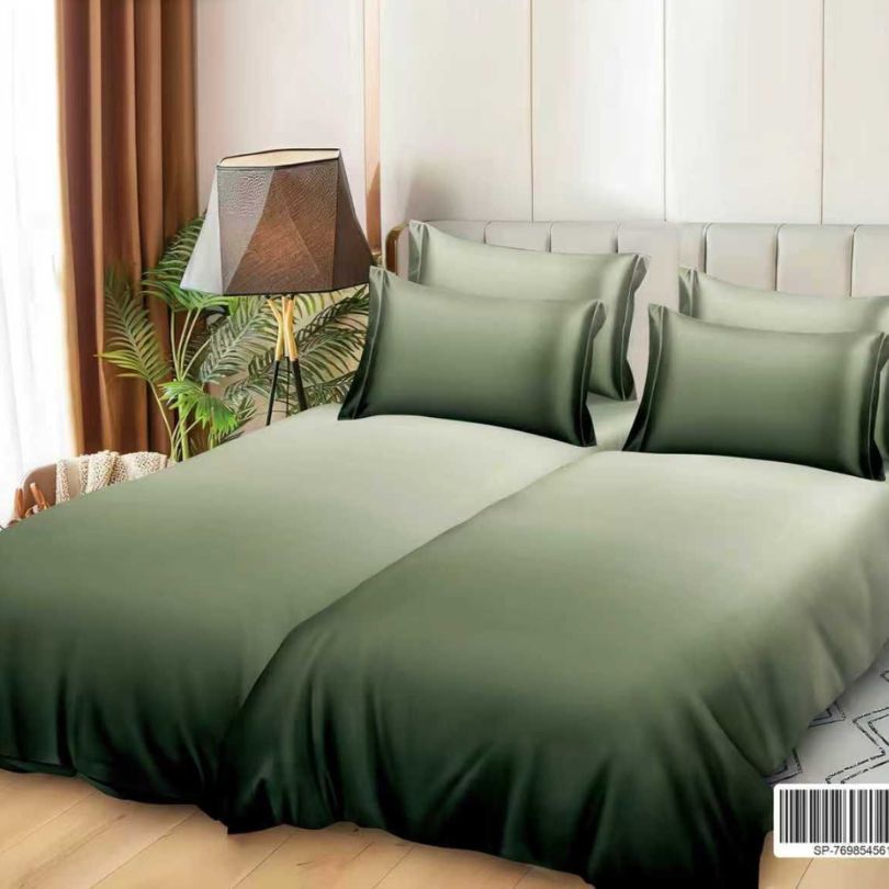 Lenjerie de Pat Bumbac Satinat 7 Piese – Finisaj Lucios, Confort și Eleganță Premium | COD 1375-S