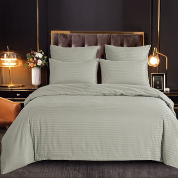 Lenjerie de Pat Damasc 6 Piese – Eleganta si Confort Premium | COD 1550-S