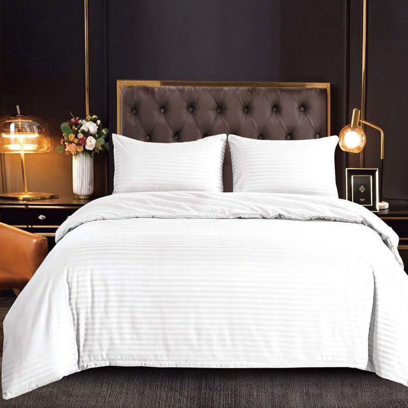 Lenjerie de Pat Damasc 6 Piese – Eleganta si Confort Premium | COD 1552-S