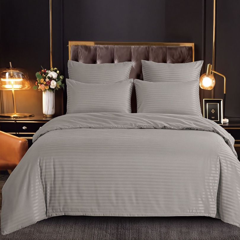 Lenjerie de Pat Damasc 6 Piese – Eleganta si Confort Premium | COD 1561-S