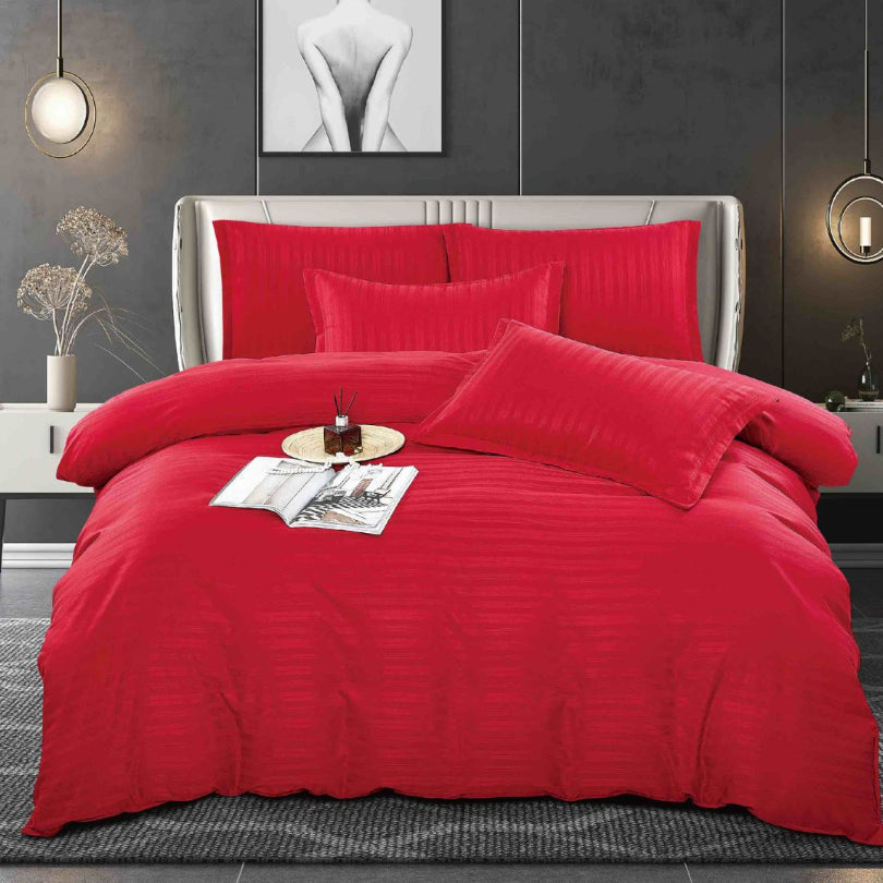 Lenjerie de Pat Damasc – 6 Piese | Eleganta si Rafinament pentru Dormitorul Tau| COD 0561-J