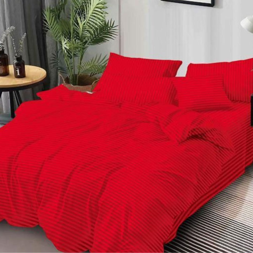 Lenjerie de Pat Damasc – 6 Piese | Eleganta si Rafinament pentru Un Somn Odihnitor | COD 0020 - SEP