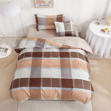 Lenjerie de Pat Finet 1 Persoana cu Elastic 4 Piese – Confort Premium si Design Modern | COD 0718-S