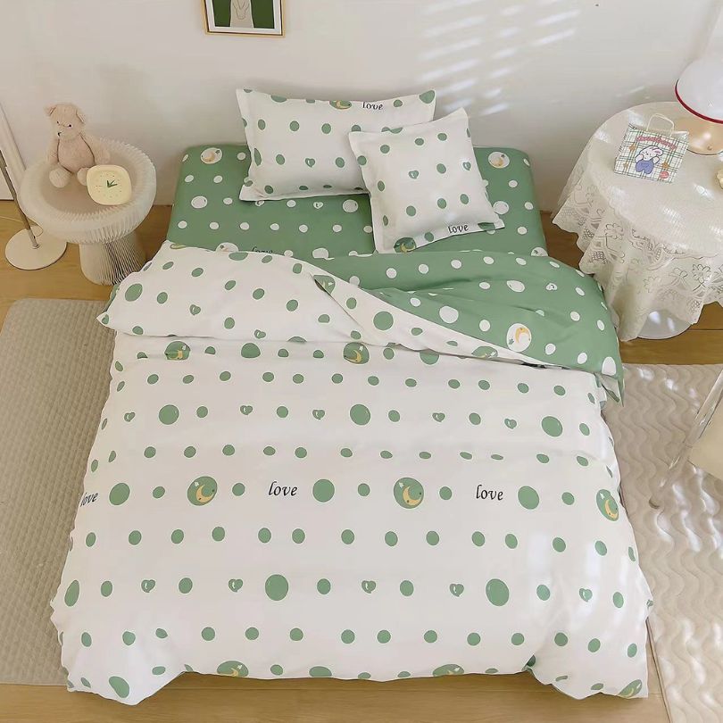 Lenjerie de Pat Finet 1 Persoana cu Elastic 4 Piese – Confort Premium si Design Modern | COD 0727-S