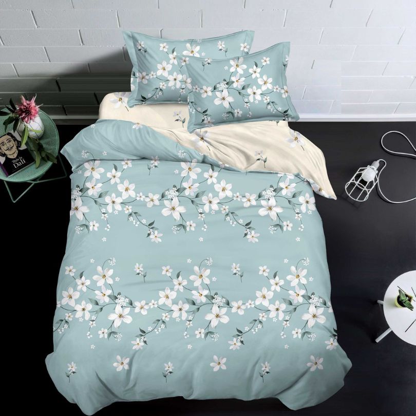 Lenjerie de Pat Finet 1 Persoana cu Elastic 4 Piese – Confort Premium si Design Modern | COD 1296-S