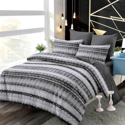 Lenjerie de Pat Finet 6 Piese cu Elastic – Premium, 100% Bumbac | 0006-PV