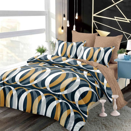 Lenjerie de Pat Finet 6 Piese cu Elastic – Premium, 100% Bumbac | 0017-PV