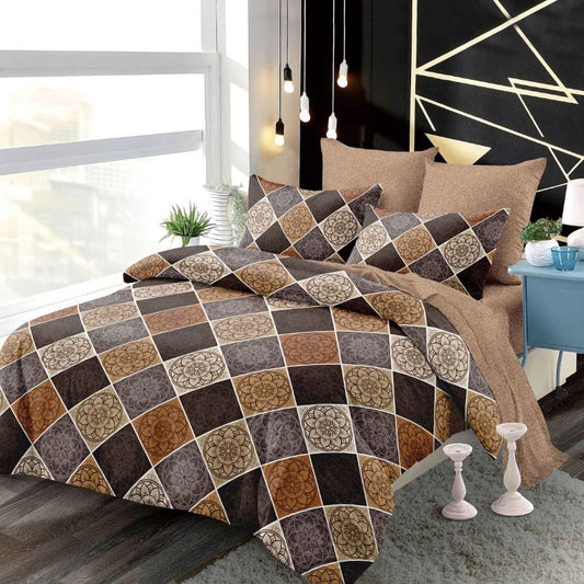 Lenjerie de Pat Finet 6 Piese cu Elastic – Premium, 100% Bumbac | 0018-PV