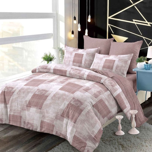 Lenjerie de Pat Finet 6 Piese cu Elastic – Premium, 100% Bumbac | 0027-PV