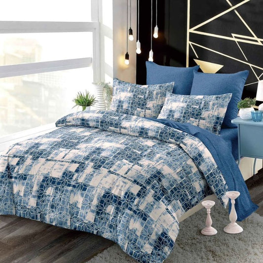 Lenjerie de Pat Finet 6 Piese cu Elastic – Premium, 100% Bumbac | 0028-PV