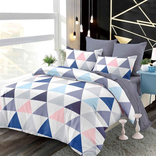 Lenjerie de Pat Finet 6 Piese cu Elastic – Premium, 100% Bumbac | 0042-PV