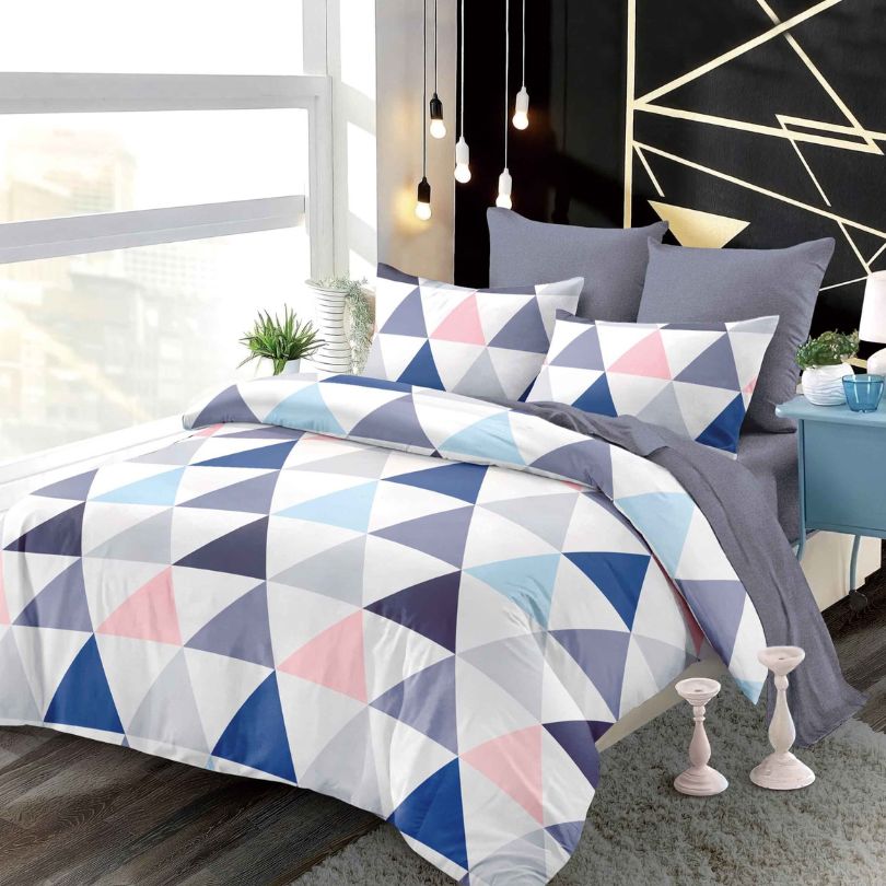 Lenjerie de Pat Finet 6 Piese cu Elastic – Premium, 100% Bumbac | 0042-PV