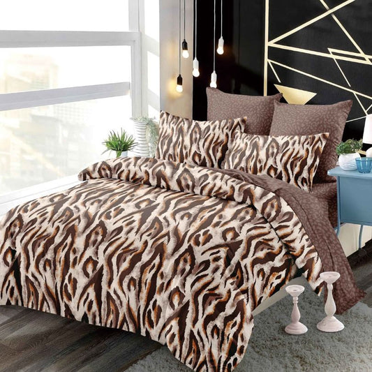 Lenjerie de Pat Finet 6 Piese cu Elastic – Premium, 100% Bumbac | 0057-PV