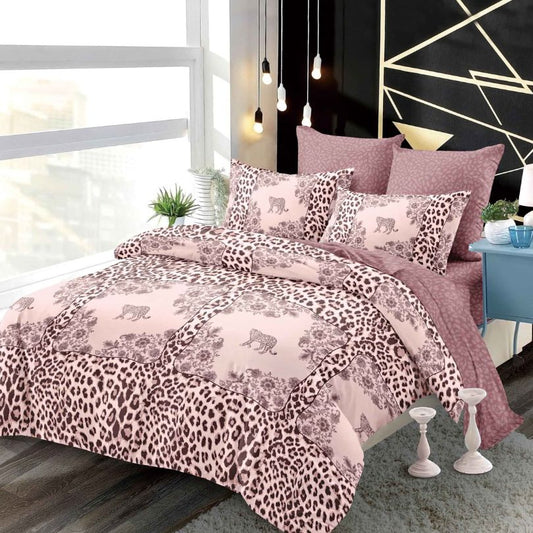 Lenjerie de Pat Finet 6 Piese cu Elastic – Premium, 100% Bumbac | 0059-PV