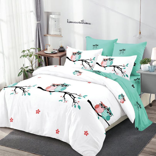 Lenjerie de Pat Finet 6 Piese cu Elastic – Premium, 100% Bumbac | 0066-PV