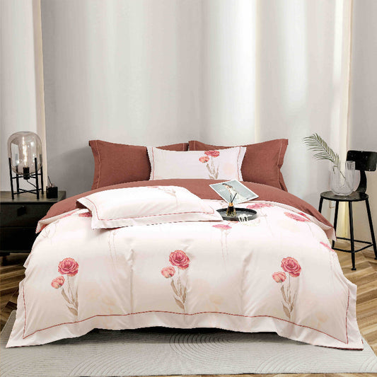 Lenjerie de Pat Finet cu Elastic – 6 Piese DELUX | Confort si Eleganta | COD 0614-J