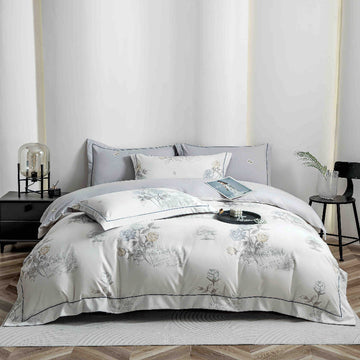 Lenjerie de Pat Finet cu Elastic – 6 Piese DELUX | Confort si Eleganta | COD 0616-J