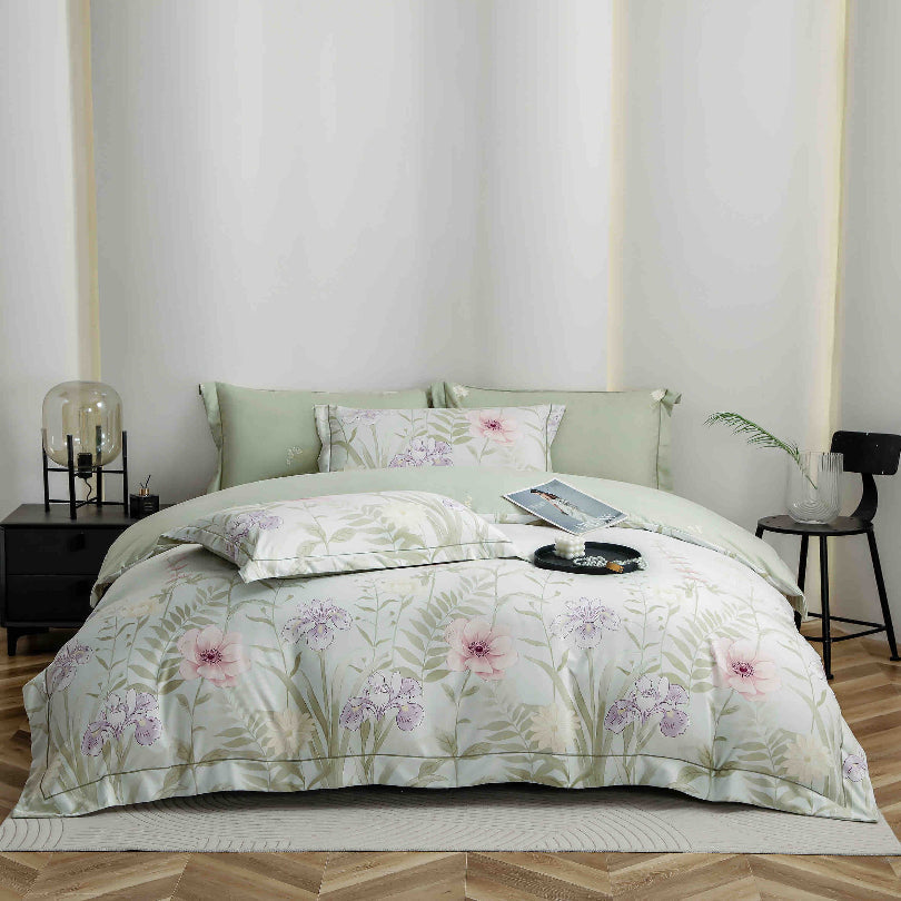 Lenjerie de Pat Finet cu Elastic – 6 Piese DELUX | Confort si Eleganta | COD 0618-J