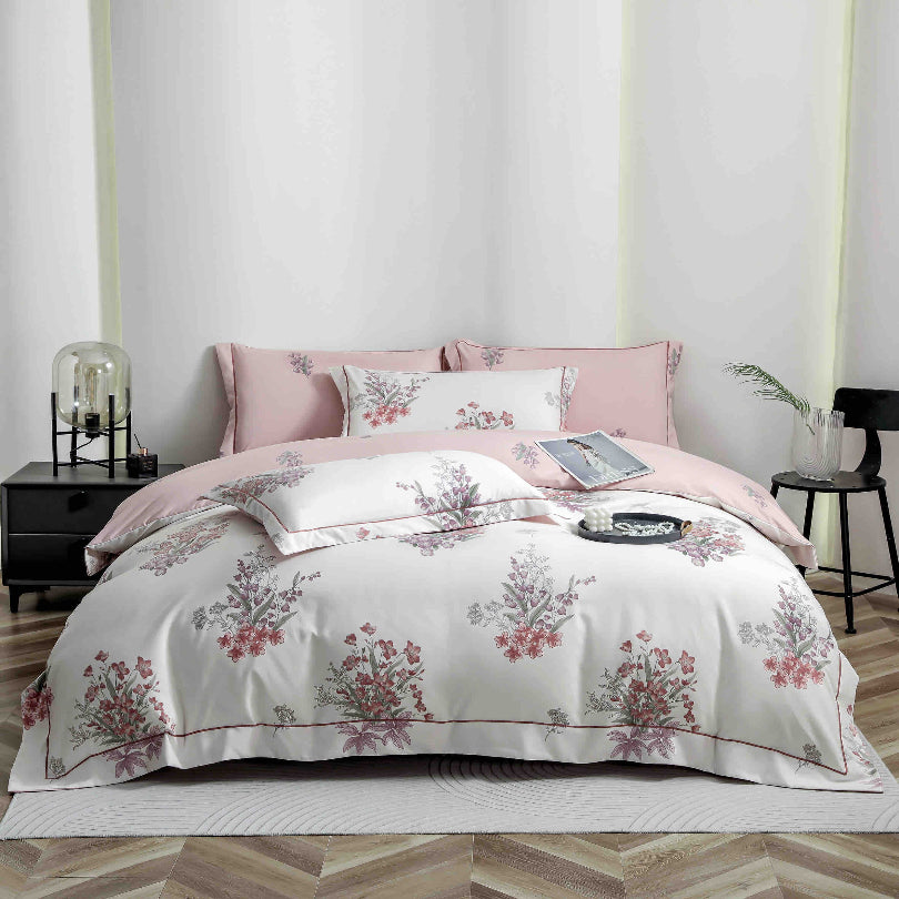 Lenjerie de Pat Finet cu Elastic – 6 Piese DELUX | Confort si Eleganta | COD 0627-J