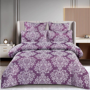 Lenjerie de Pat Jacquard 6 Piese – Bumbac 100% Premium, Design Elegant | COD: 1317-S